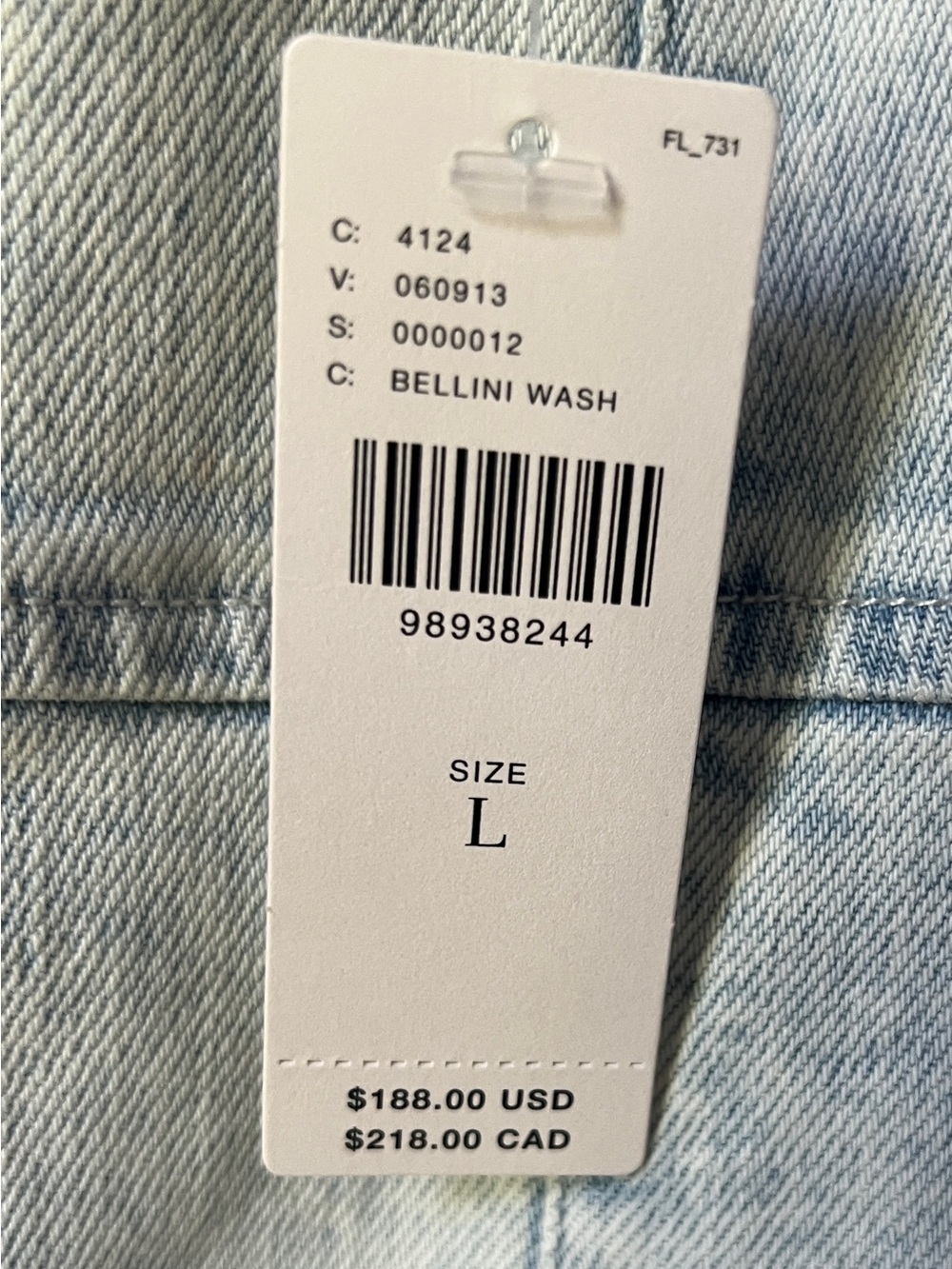 NWT Anthropologie Pilcro Lace Denim Wide-Leg Jumpsuit L - Picture 3 of 5